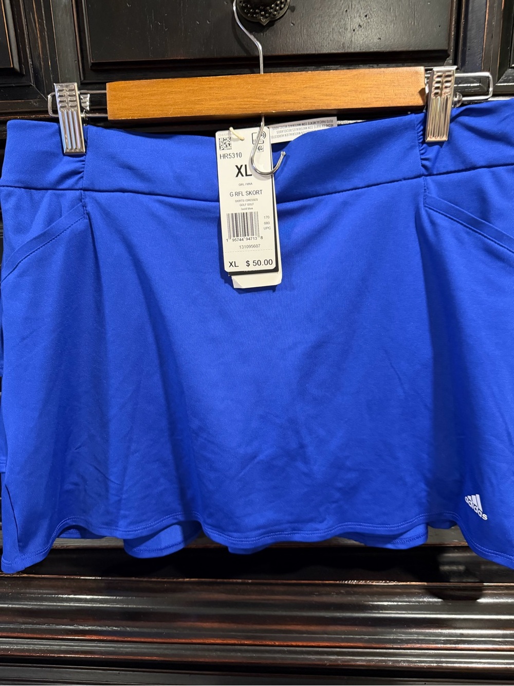 NWT Adidas Royal Blue Athletic Skort - XL